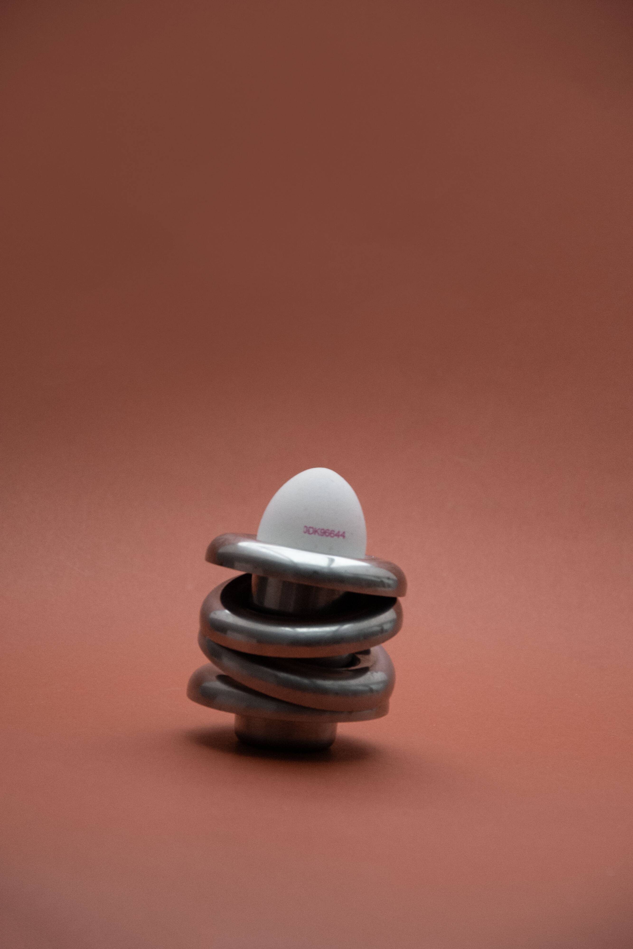 Pair of egg cups by Erik Magnussen – Stelton, early 1970s.