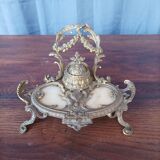 Bronze inkwell style Rocaille XXth