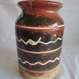 Terracotta vase