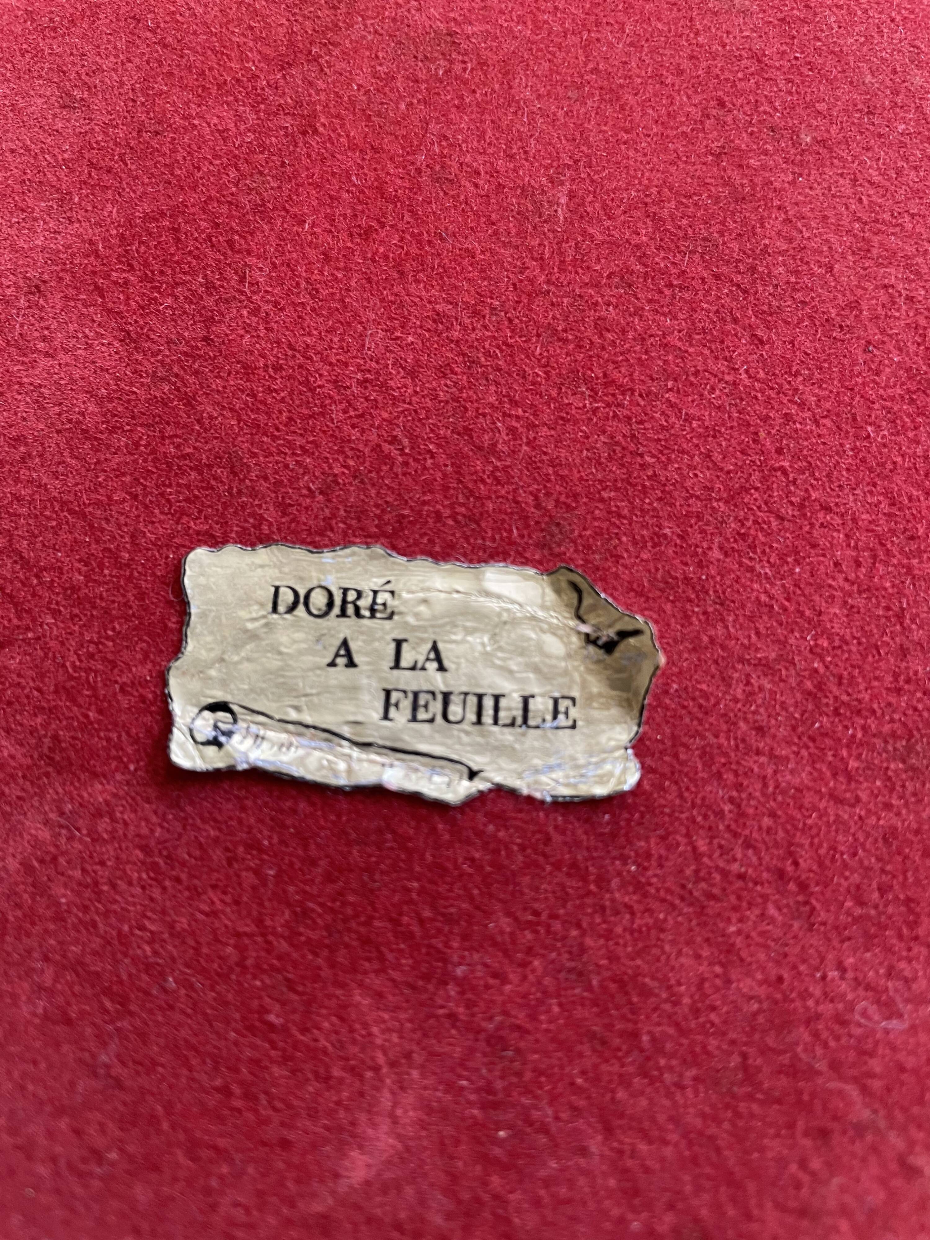 Gilded mirror of style Louis XV sober 32 X 22