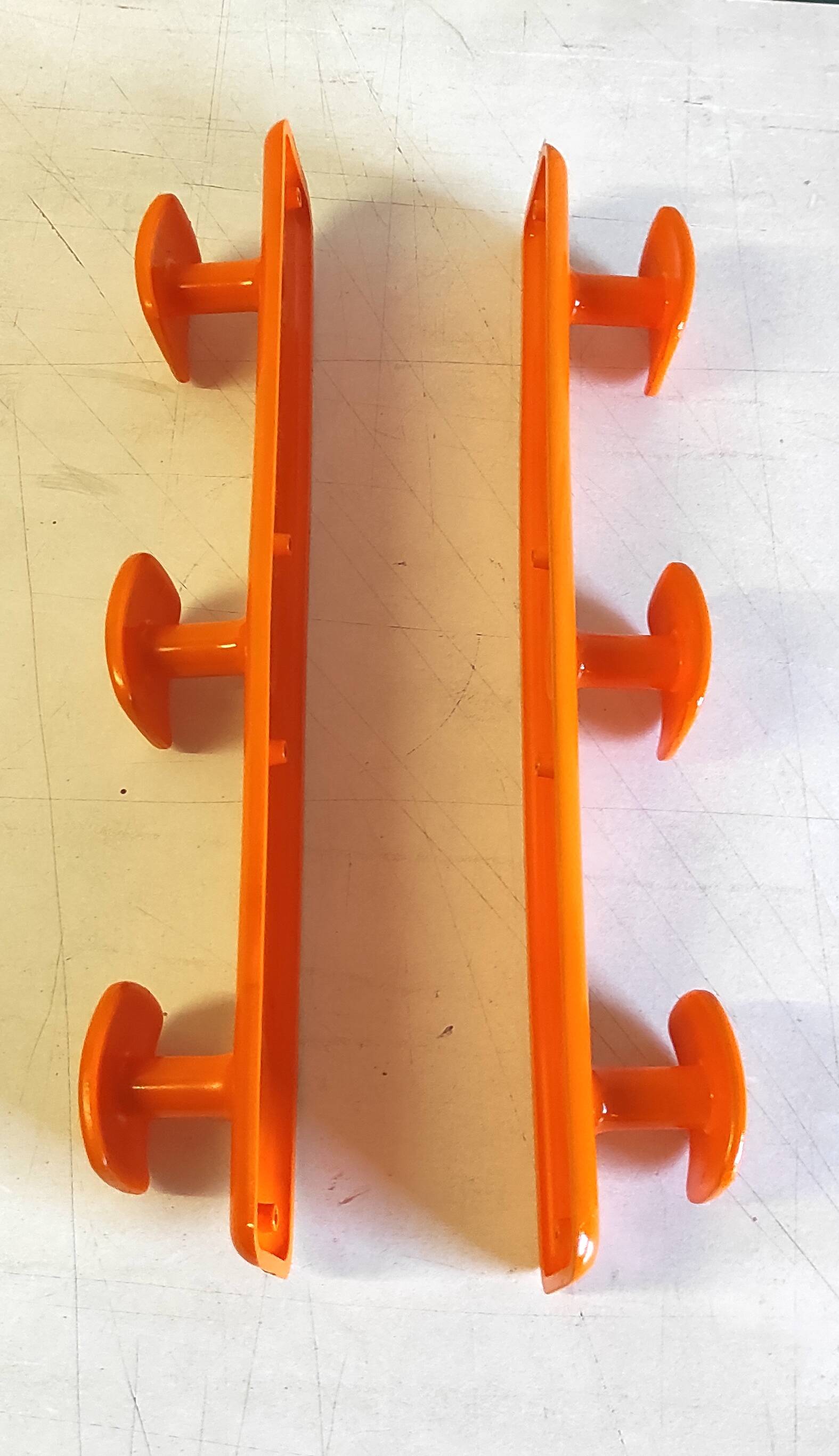 Syla Orange Coat Rack - 1970s