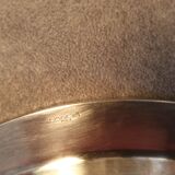 Silver metal serving plate lancel paris