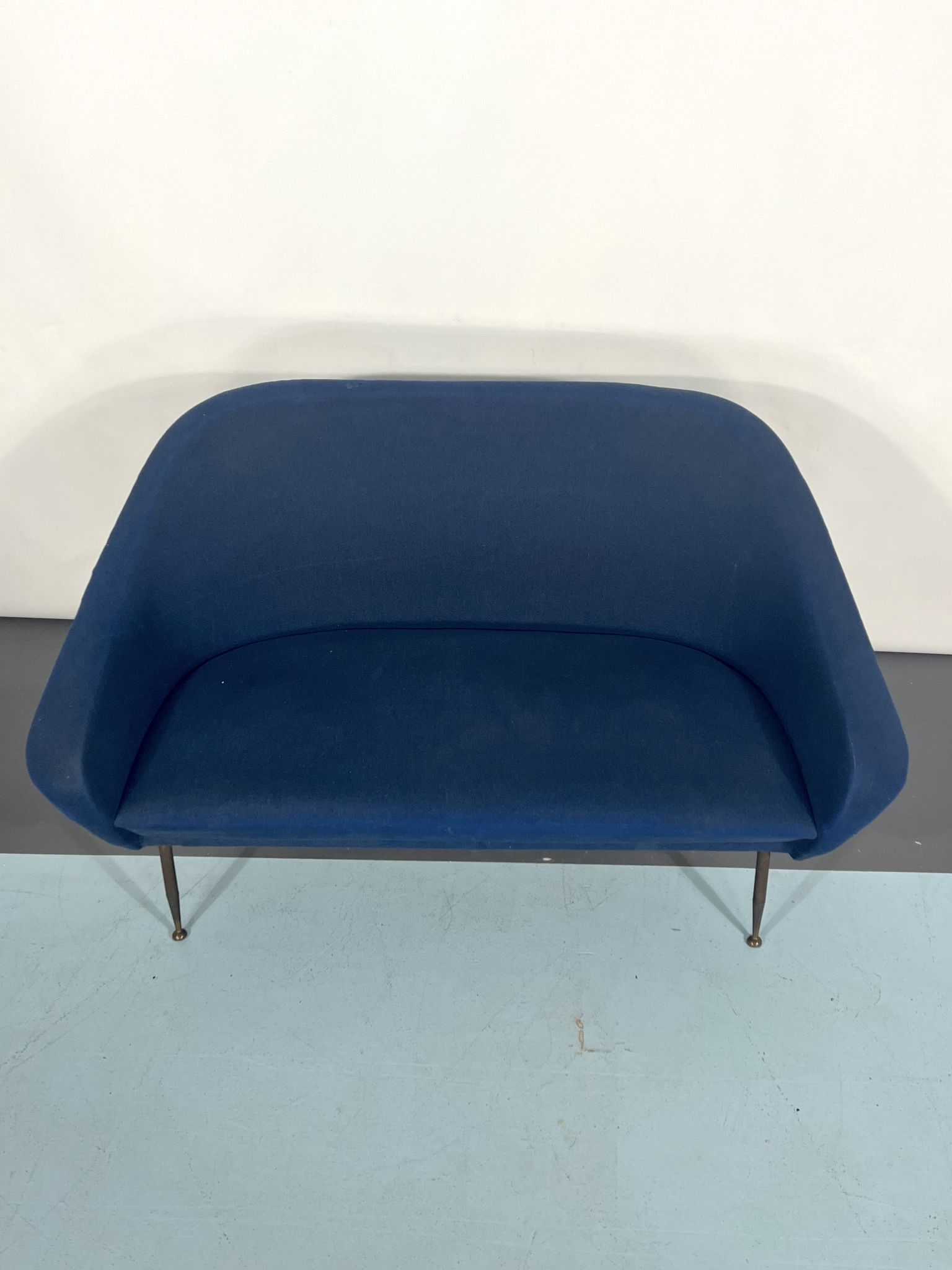 Mid-century modern loveseat and armchairs 50s