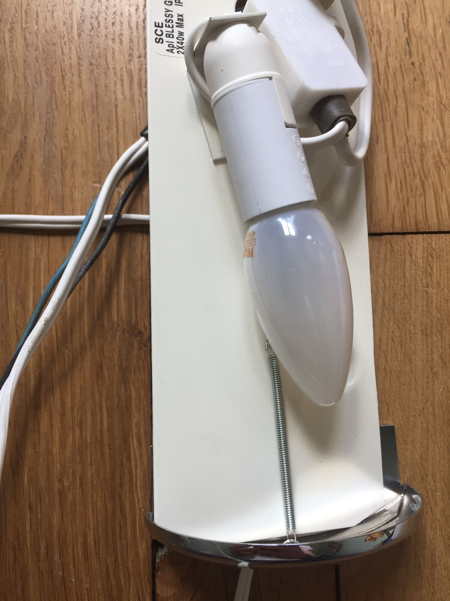 Pair of modernist wall light bauhaus minimalist tube half cilindre