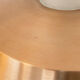 Pendant light in opaline glass with aluminum shade. Sweden 1960s