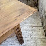 Country farmhouse table in solid beech and oak 2.5m XL