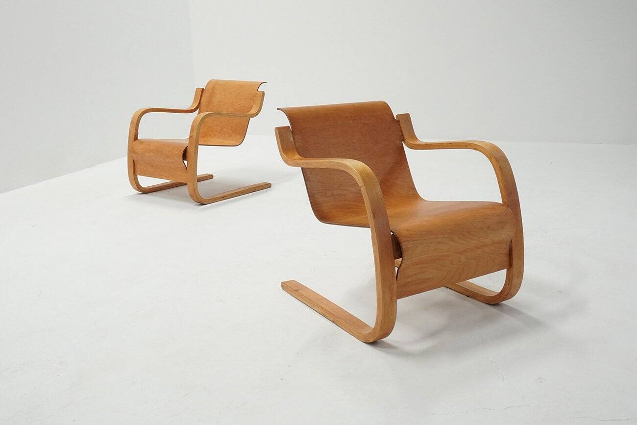 Cantilever Nr. 31 Lounge Chairs by Alvar Aalto, 1930s