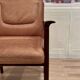 Fauteuil cuir "design 1960".