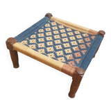 Braided ottoman