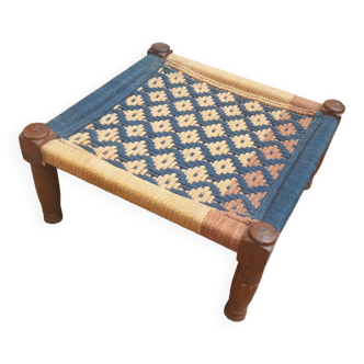 Braided ottoman