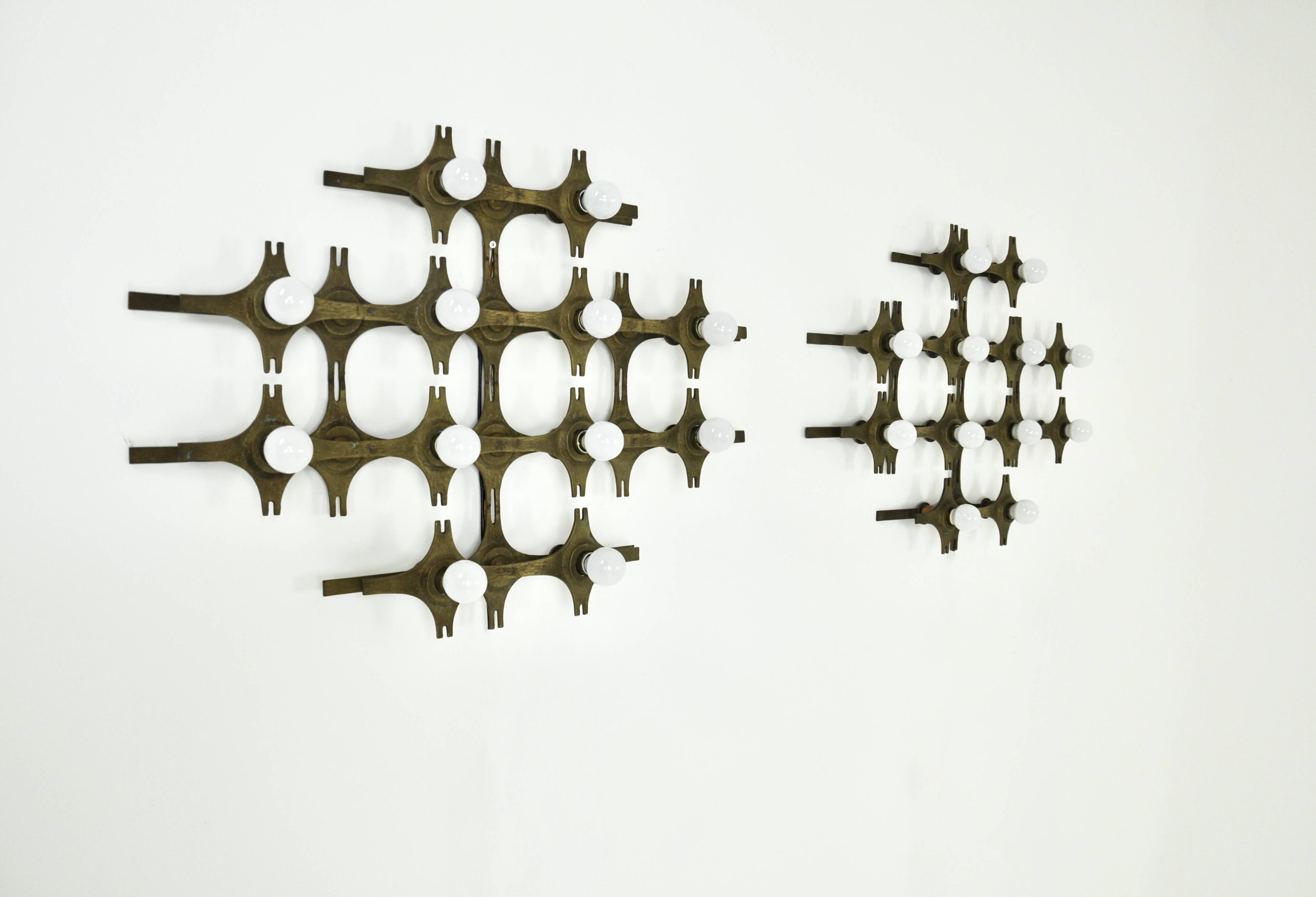 Set of 2 Wall Lights by Fantoni, 1960