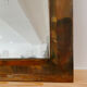 Vintage brass mirror