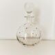 Crystal decanter with colored enamel dots
