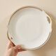 Plat à gâteaux vintage porcelaine CNP