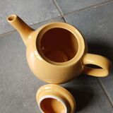 Ocher yellow teapot