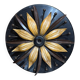 Floral metal ceiling light from the 70s/80s.