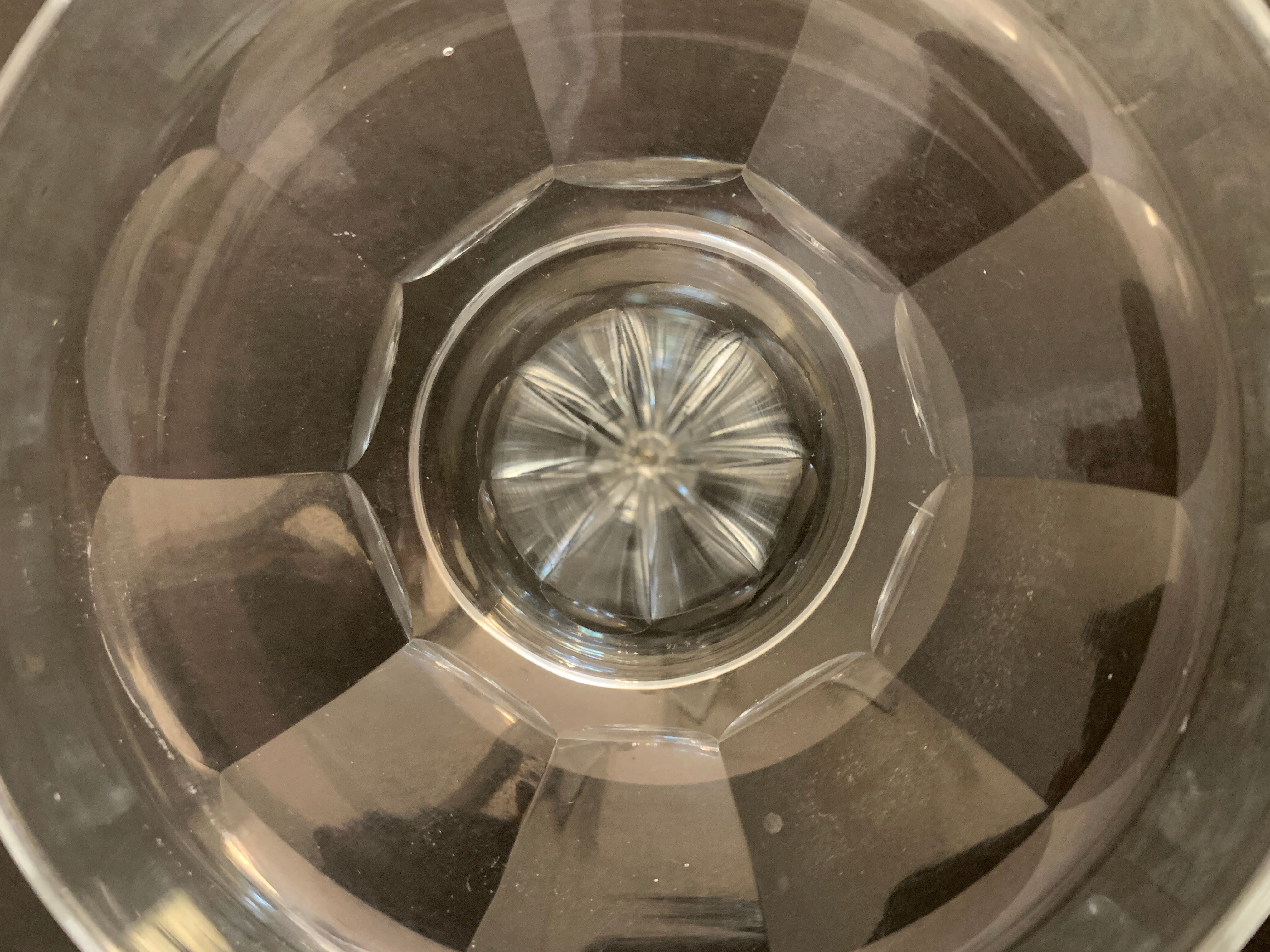 4 coupes champenoises en cristal Baccarat