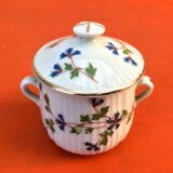 1900s Porcelain cream jug with Forget-me-not decoration