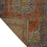 One-of-a-kind turkish handwoven vintage rug - rustic vintage charm 308x 174 cm