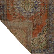 One-of-a-kind turkish handwoven vintage rug - rustic vintage charm 308x 174 cm