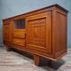 Low buffet in carved oak, Art Deco style, circa 1930.