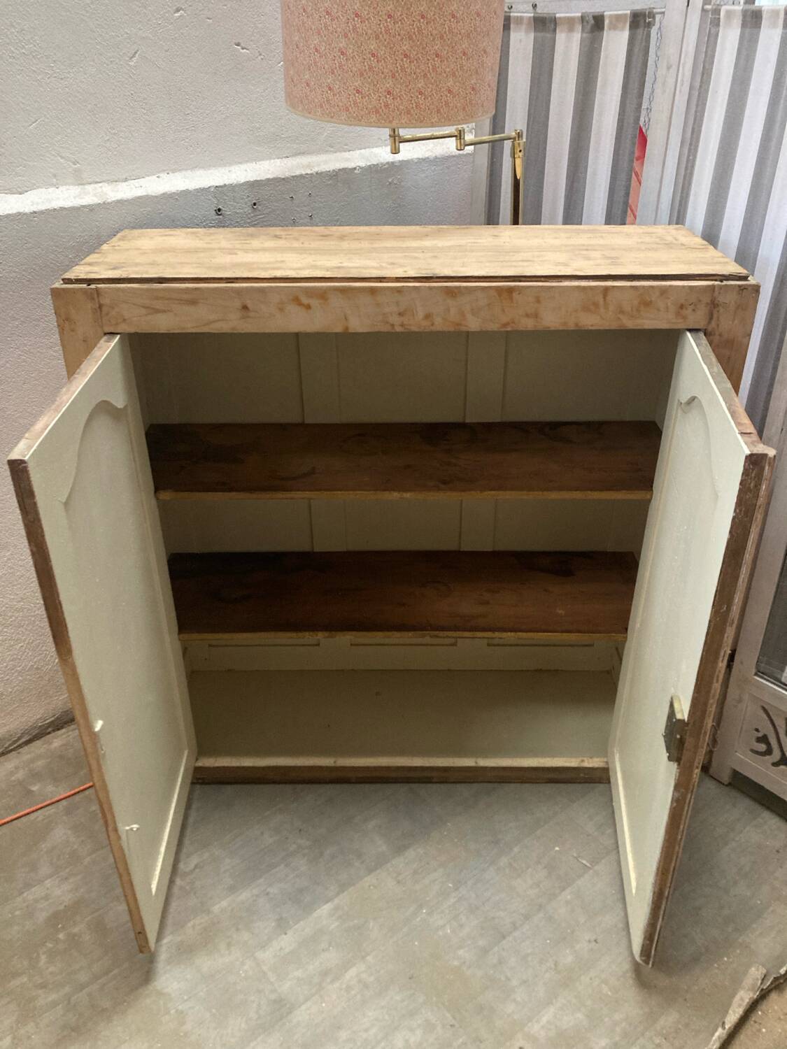 Rustic wooden buffet