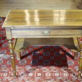 Bureau d'appoint avec un tiroir et étagère en hêtre 90 x 45 cm