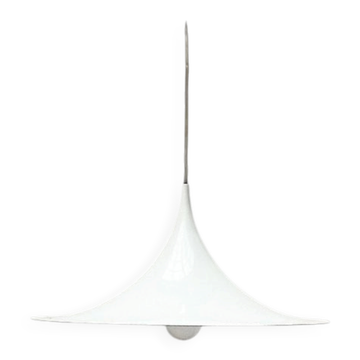 Semi-suspended space mid-century lamp by Bondrup & Thorup for Egoluce, Italy, 1970s.