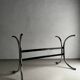 Chrome smoked glass dining table | Italy | 1970s