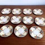 Set of 11 Rare Bread & Butter Plates by Barker Bros Ltd, Sandringham Pattern, Made in 1930-1937