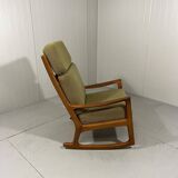 Ole Wanscher high back rocking chair Senator 1960’s