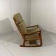 Fauteuil à bascule à dossier haut Ole Wanscher Senator années 1960