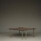 Idir Mecibah brutalist coffee table, Belgium 1997
