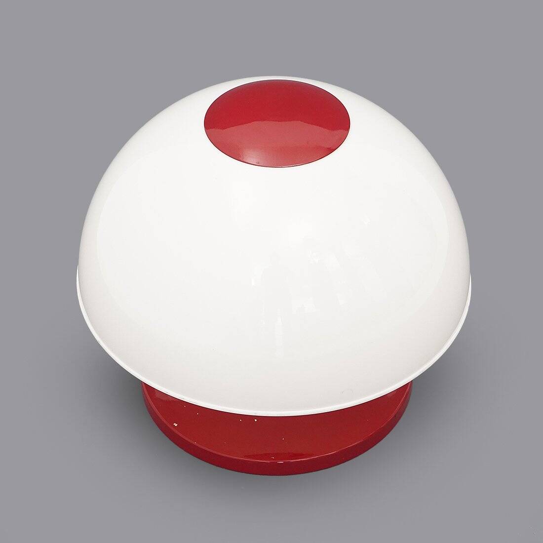 Red mushroom lamp, 1960s