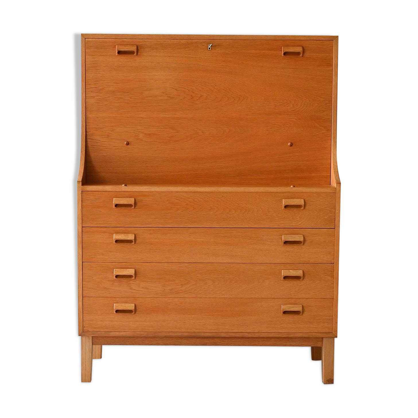 1960s Oak Secrétaire by Børge Mogensen for Søborg Møbler