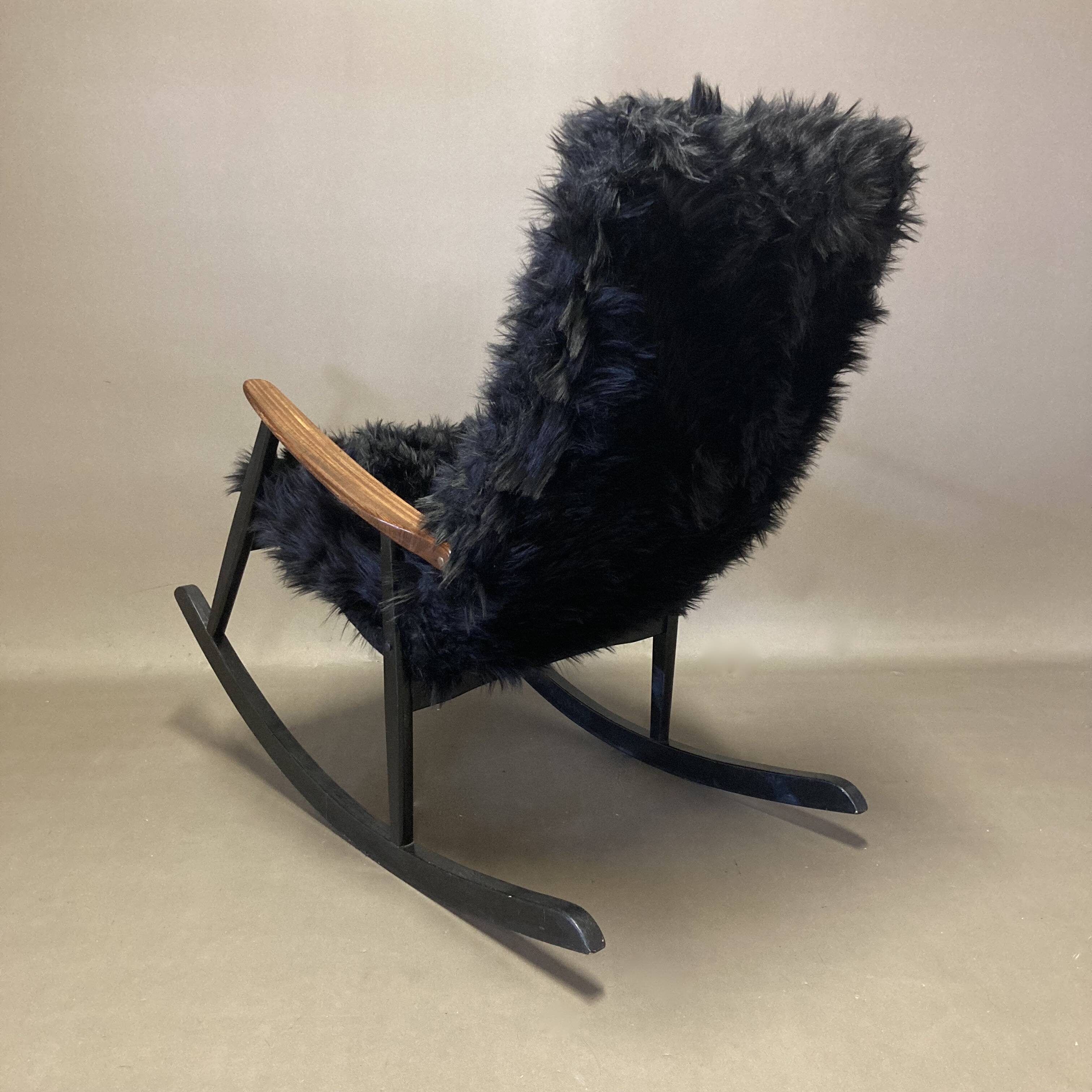Scandinavian rocking chair design 1950.