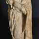 Religious statuette Holy Virgin Sacred Heart in plaster nineteenth century