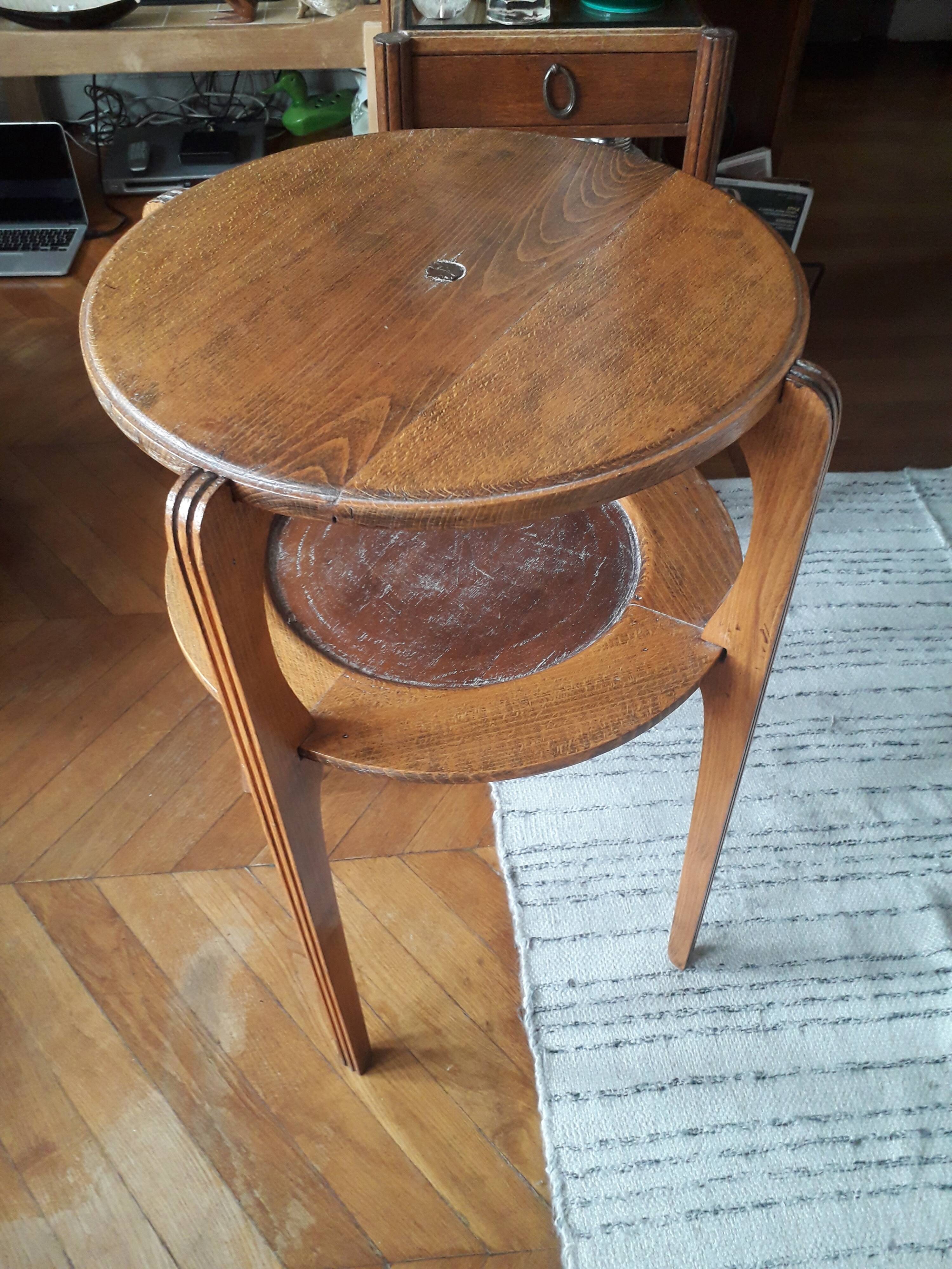 Art Deco pedestal table