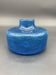 Vintage cobalt blue bubble glass vase – 1960s Scandinavian design