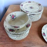 Service à dessert en porcelaine fine de Limoges