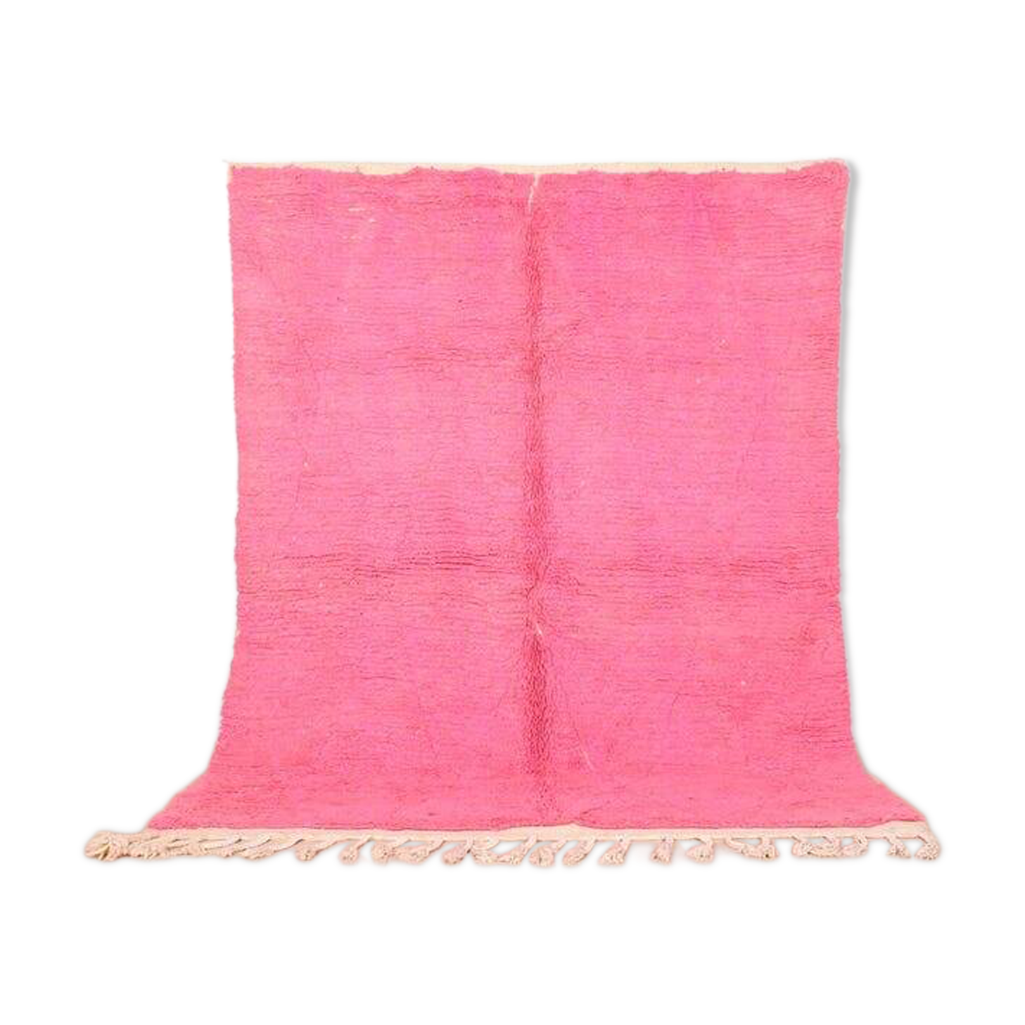 Large Berber rug made of natural wool, traditionally handwoven, 2/3 m.
