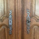 Authentic Bressane Antique Wardrobe in Solid Wood