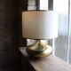 Italian brass and fabric lamp, 1960