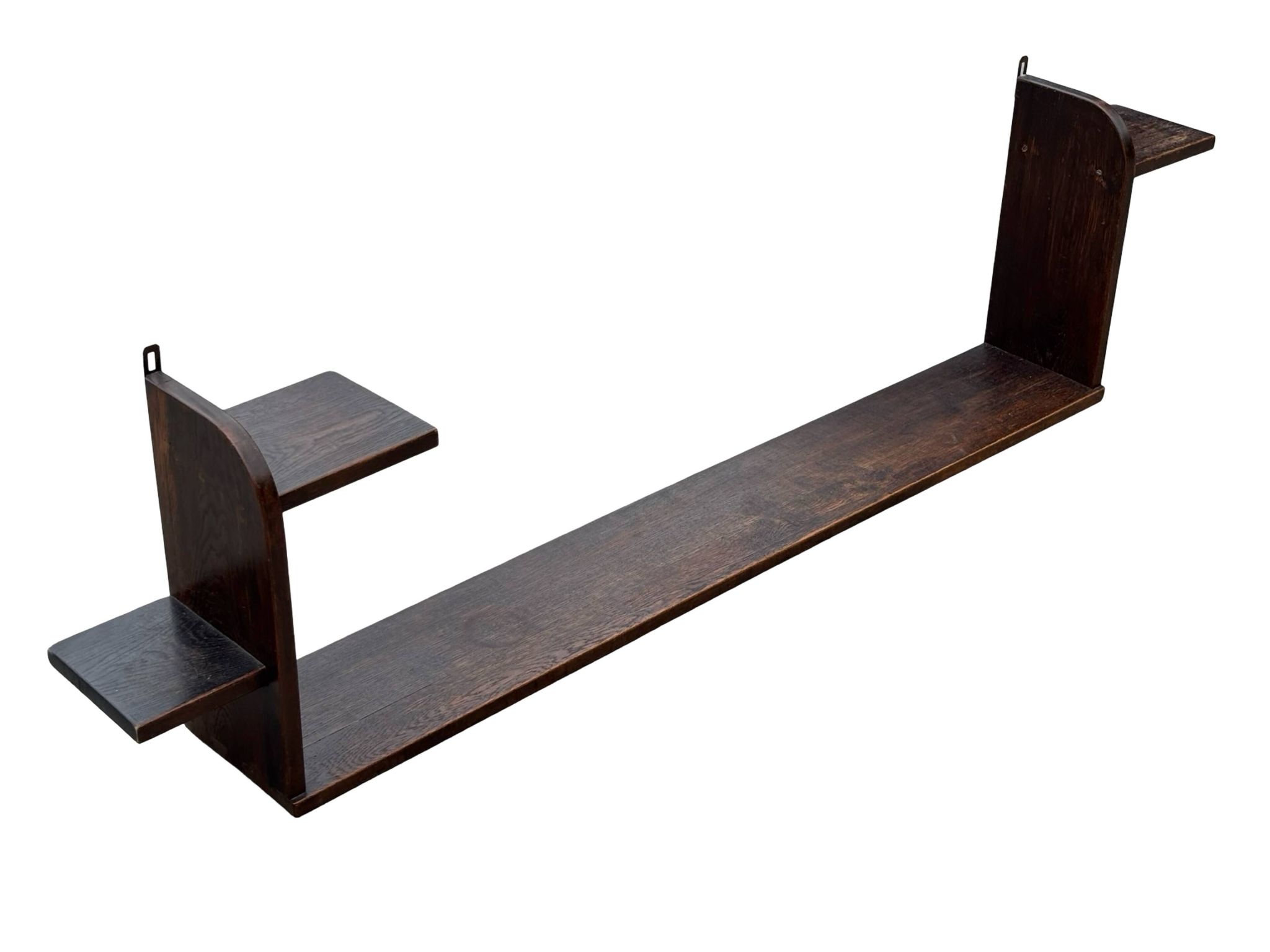 Art Deco Wall shelf Book shelf floating shelf oak 1920s design