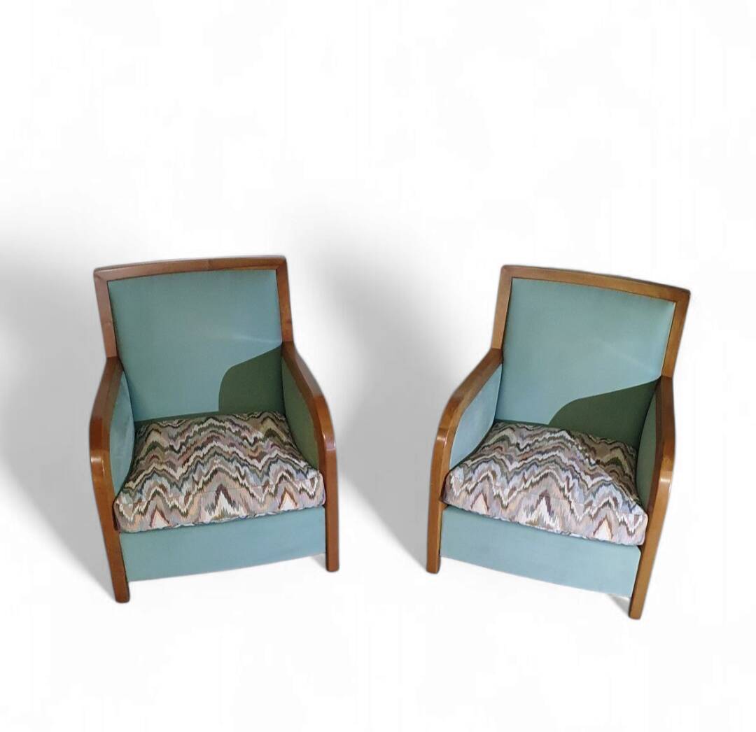 2 x Molteni arm chair / Harmonica / 1980s