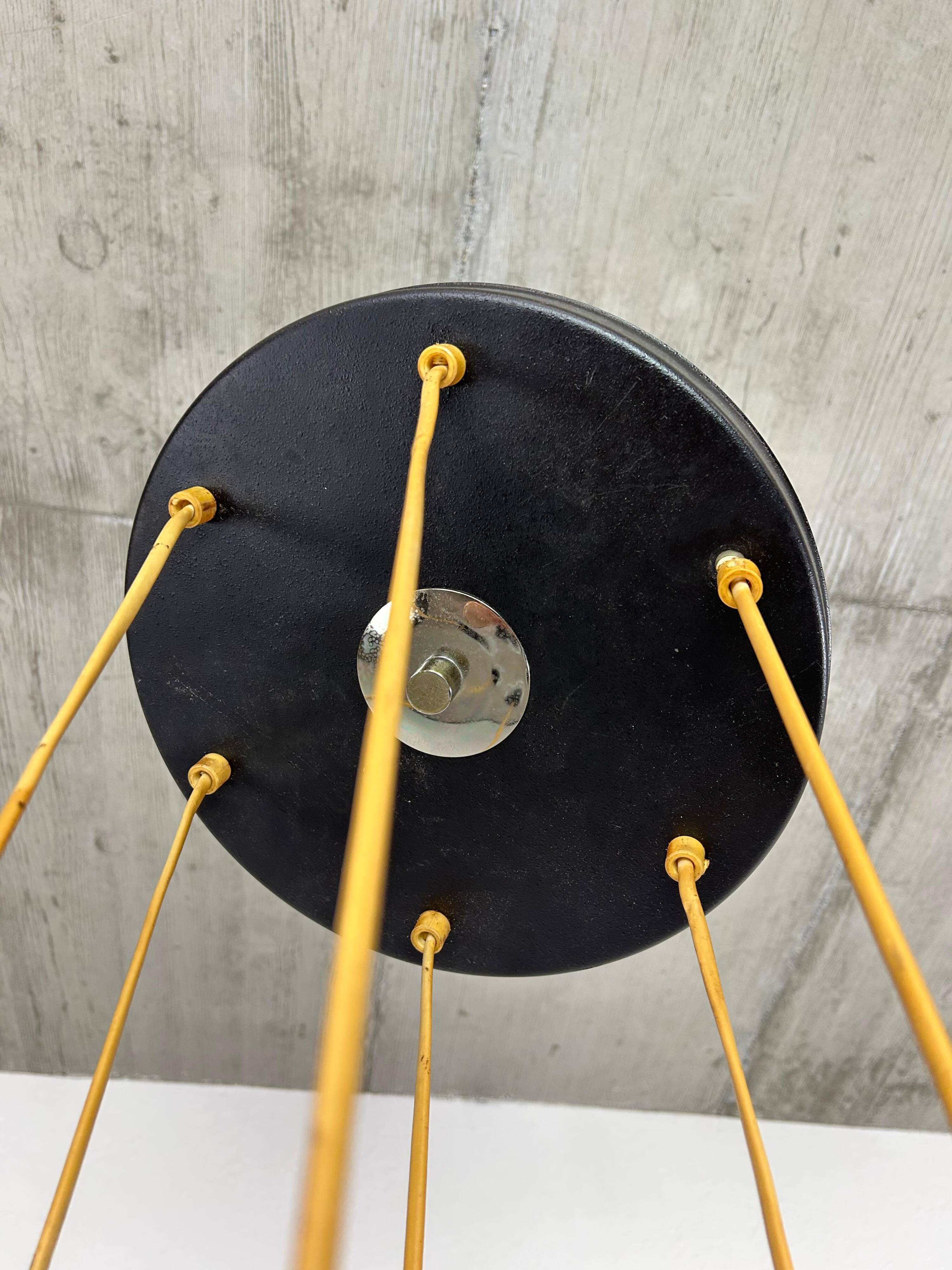 Modern mid-century pendant lamp by Elektroinstala Jílové