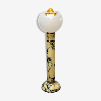 Marble floor lamp, 1970's Italian production