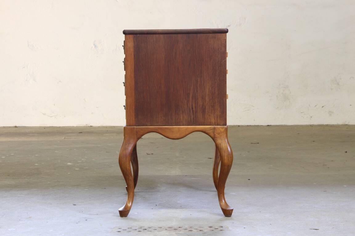 Vintage Danish 1967 4-Drawer Dresser in Oak