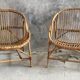 Pair of armrests with armrests vintage 1960
