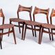 Teak Dining Chairs by Erik Buch for Christiansen Møbelfabrik, 1960s, Set of 4